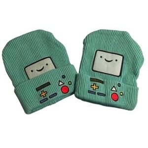 Beanies Kids Hats NEW Set of 2 Geeen Math